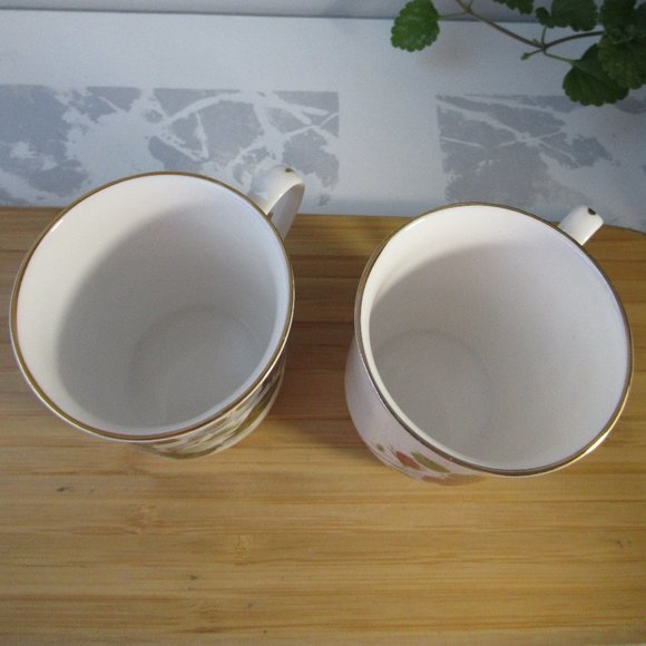 2 Fine Bone China Mugs Roses by Royal Windsor, England - Picture 11 of 13